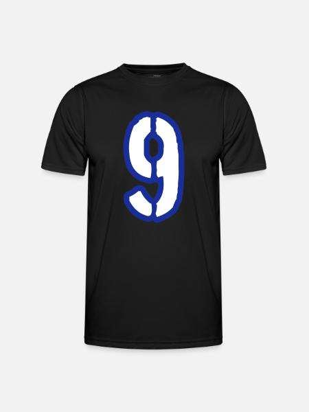 9 Number Symbol - Men's Functional T-Shirt - black