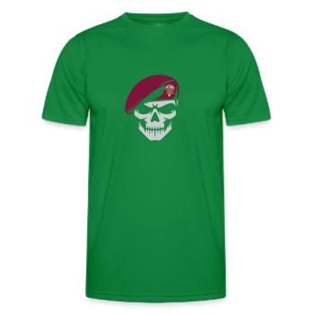 Paratrooper - Men's Functional T-Shirt - kelly green - Front - AI Model Male 178 dark (178cm)