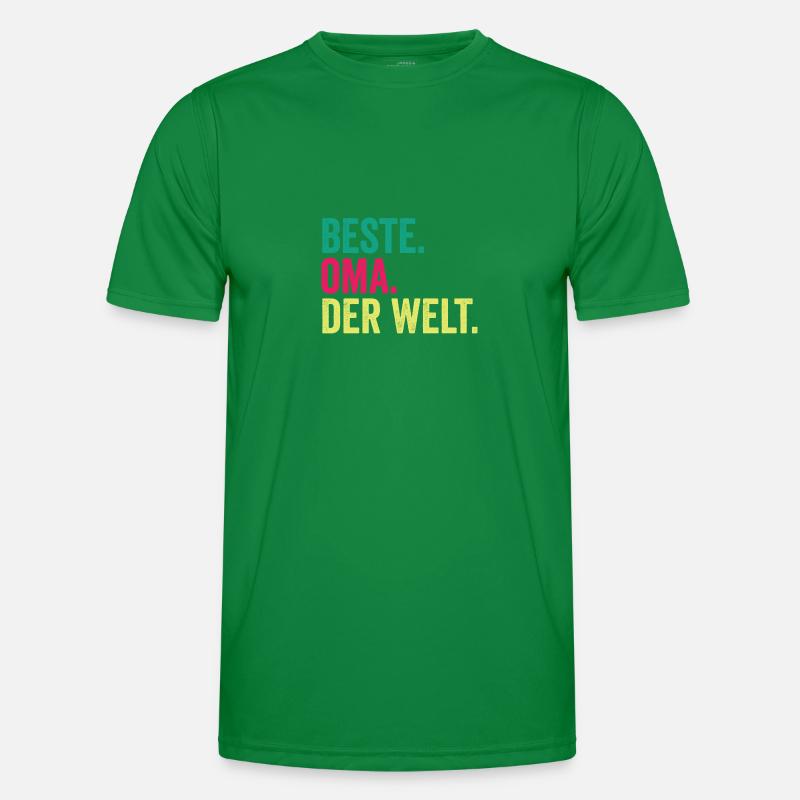 Großmutter Oma Männer Funktions-T-Shirt