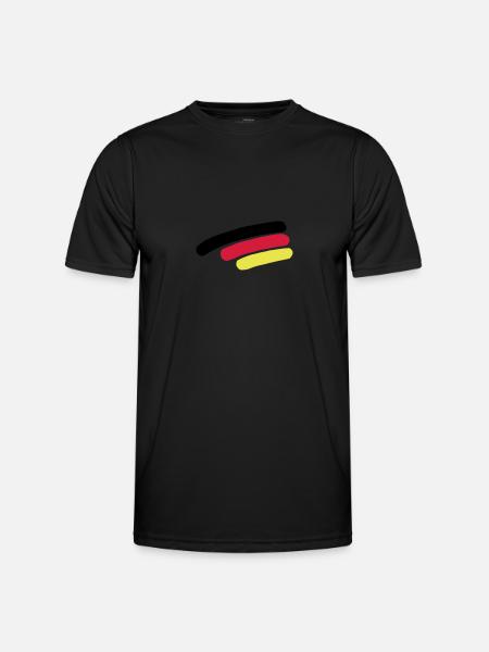 Germany flag - Men's Functional T-Shirt - black