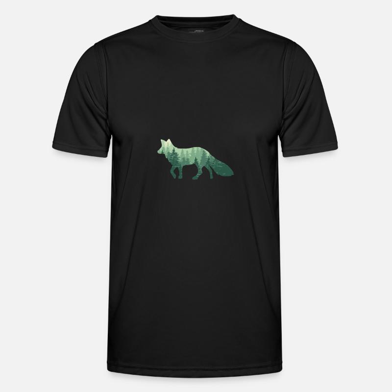 Fox forest / fox with forest Men's Functional T-Shirt