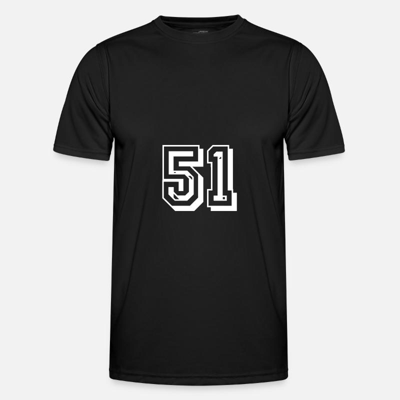 Jersey 51st Birthday - Men's Functional T-Shirt - black