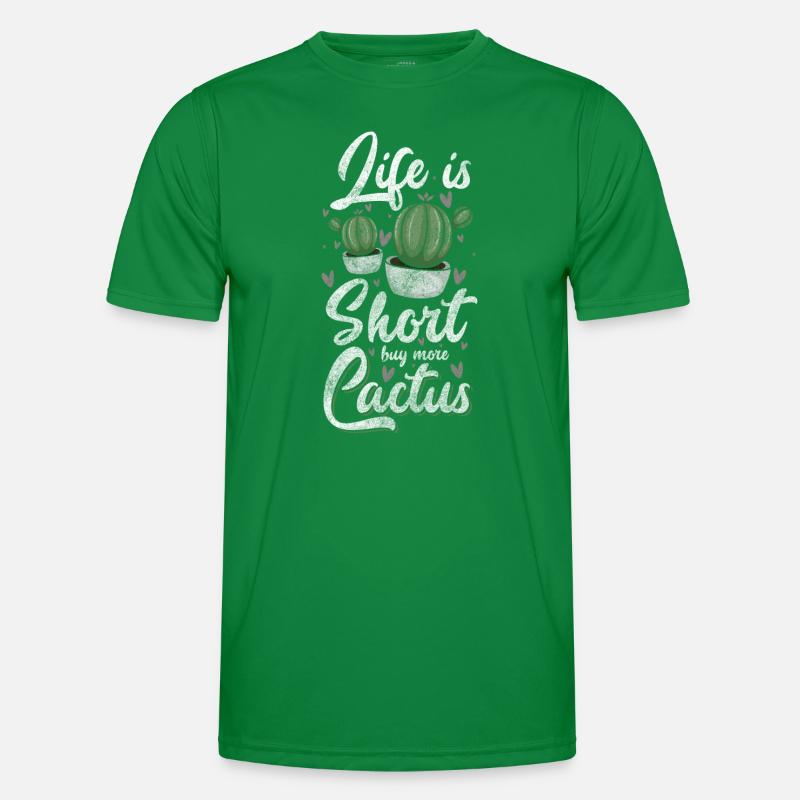 Cacti Garden Prickly Men's Functional T-Shirt