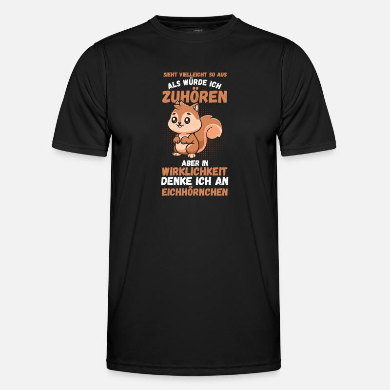 Eichhörnchen Männer Funktions-T-Shirt