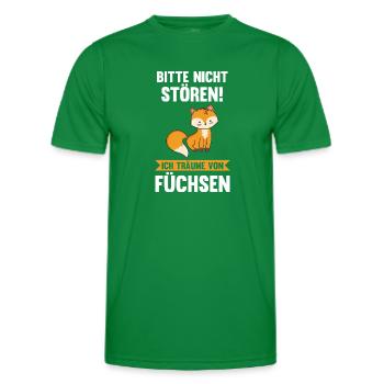 Fuchs - Männer Funktions-T-Shirt - Kelly Green - Vorne - AI Model Male 178 dark (178cm)