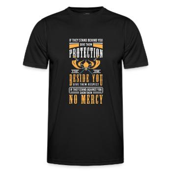 Thor Valhalla Mythologie - T-shirt sport Homme - noir - Devant - AI Model Male 178 dark (178cm)