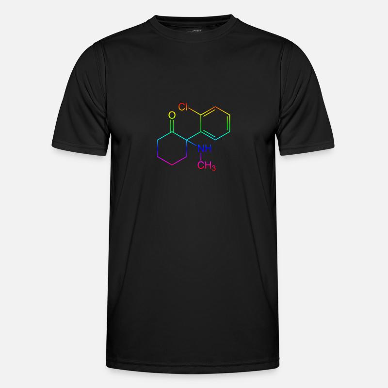 Formule structurelle de kétamine T-shirt sport Homme