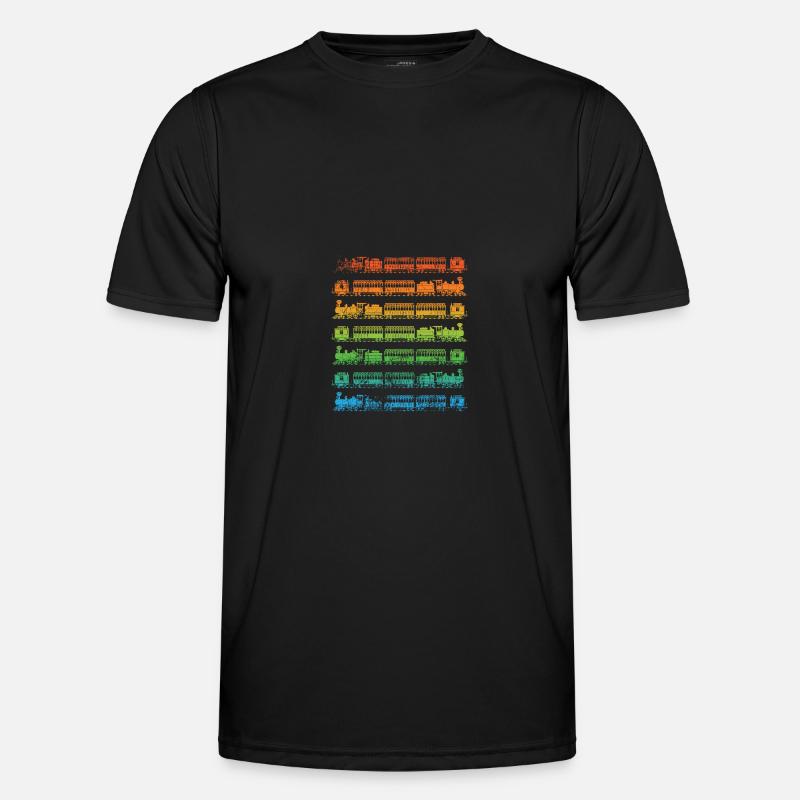 Chemin de fer conducteurs de trains miniatures T-shirt sport Homme