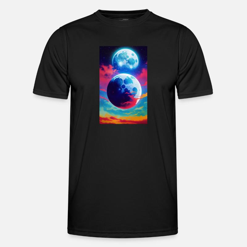 Solar System | Planets | Space | Star - Men's Functional T-Shirt - black
