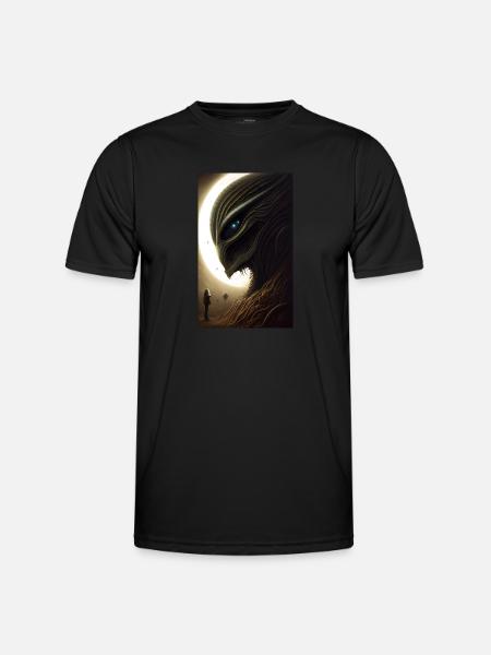 Alien | UFO | Spaceship | UAP | alien - Men's Functional T-Shirt - black