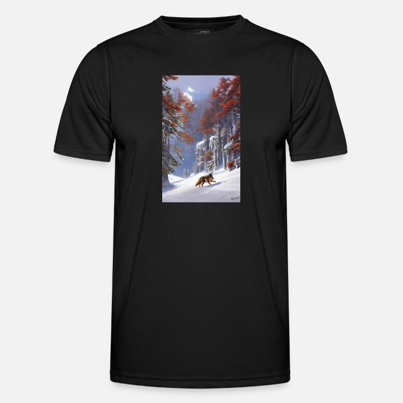 Wolf | Predator | Dog | Mystical Men's Functional T-Shirt