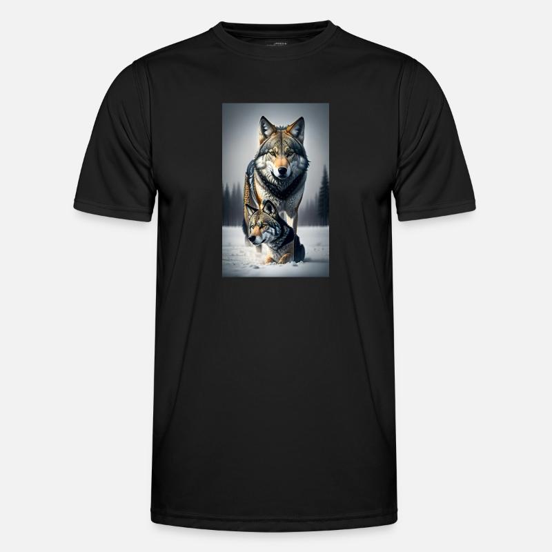 Wolf | Predator | Dog | Mystical Men's Functional T-Shirt