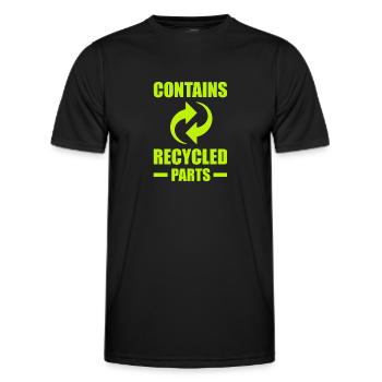 Transplantation Don d’organe de donneur de rein - T-shirt sport Homme - noir - Devant - AI Model Male 178 dark (178cm)