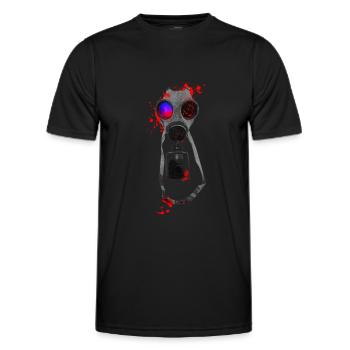 Bloody Warzone V2 - Men's Functional T-Shirt - black - Front - AI Model Male 178 dark (178cm)