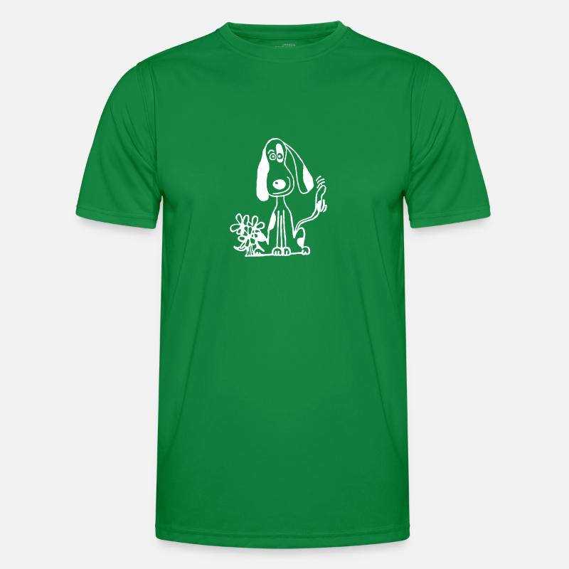 süßer Hund mit Dackelblick Geschenk Männer Funktions-T-Shirt