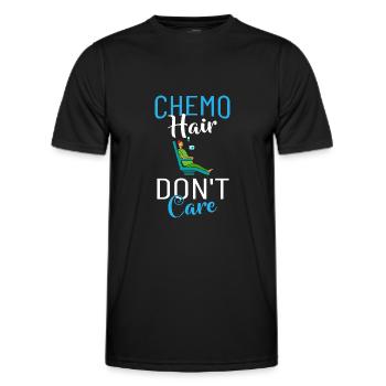 Chemotherapie Chemo Krebs Therapie - Männer Funktions-T-Shirt - Schwarz - Vorne - AI Model Male 178 dark (178cm)