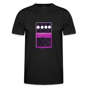 Flanger - Männer Funktions-T-Shirt - Schwarz - Vorne - AI Model Male 178 dark (178cm)