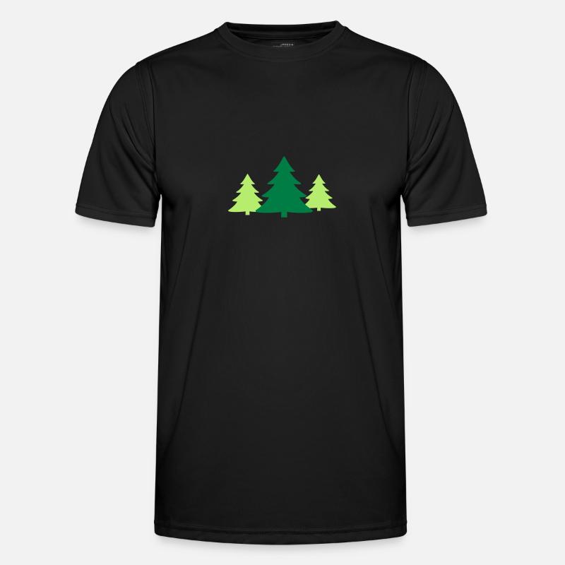 Christbaum, Gruppe Männer Funktions-T-Shirt