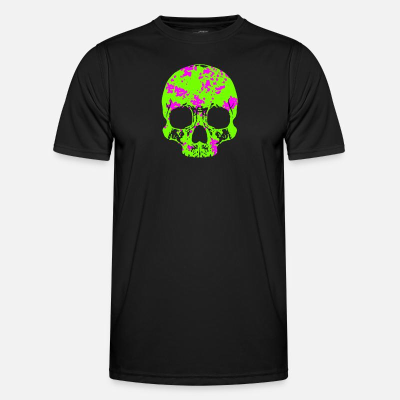Krasser Skull Männer Funktions-T-Shirt