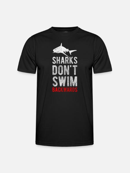 Shark Underwater Fishing Holidays - Men's Functional T-Shirt - black