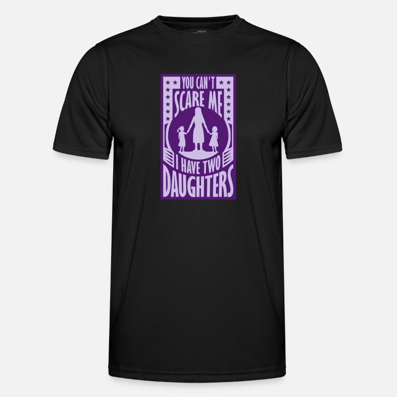I have two daughters - Men's Functional T-Shirt - black