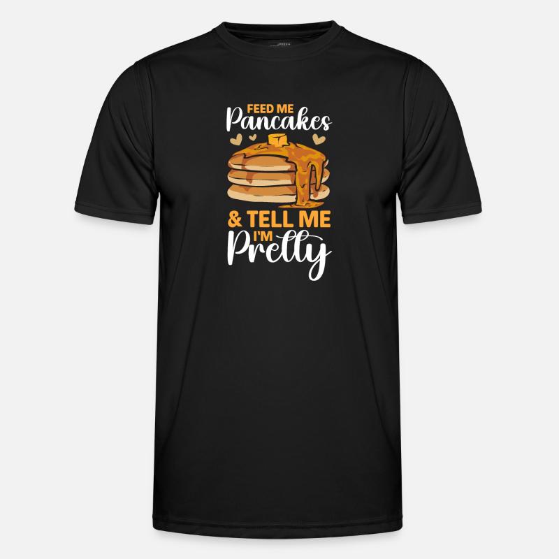 Pancake Breakfast Pancakes - Men's Functional T-Shirt - black