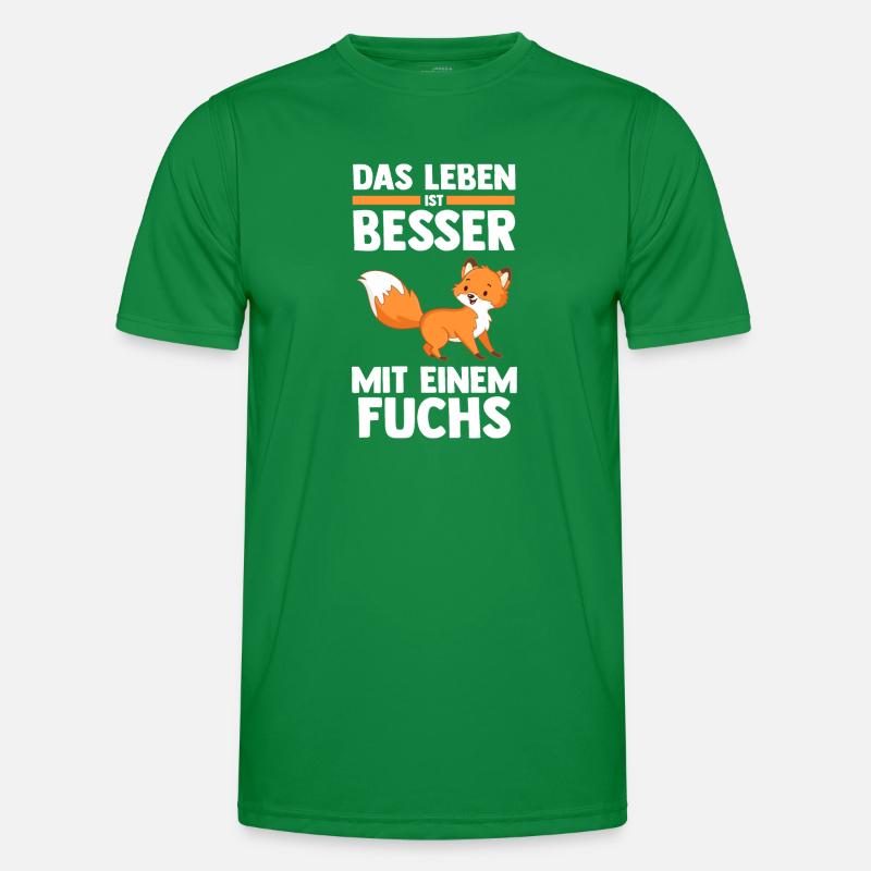 Fuchs Männer Funktions-T-Shirt