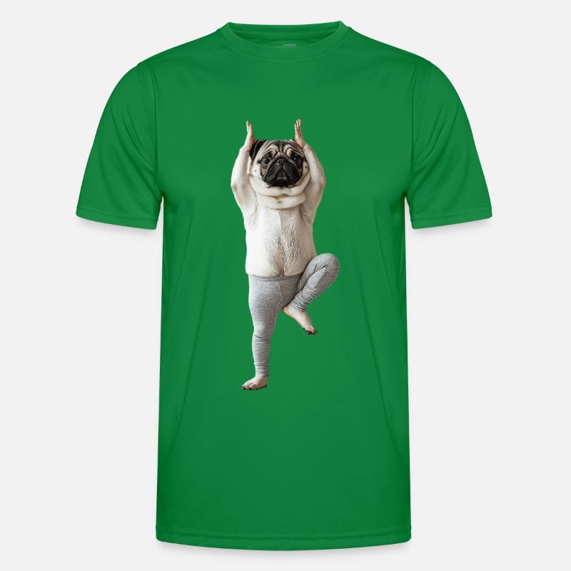 Mops Männer Funktions-T-Shirt