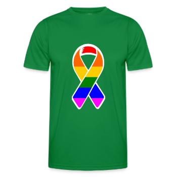 Lgbtq - Männer Funktions-T-Shirt - Kelly Green - Vorne - AI Model Male 178 dark (178cm)