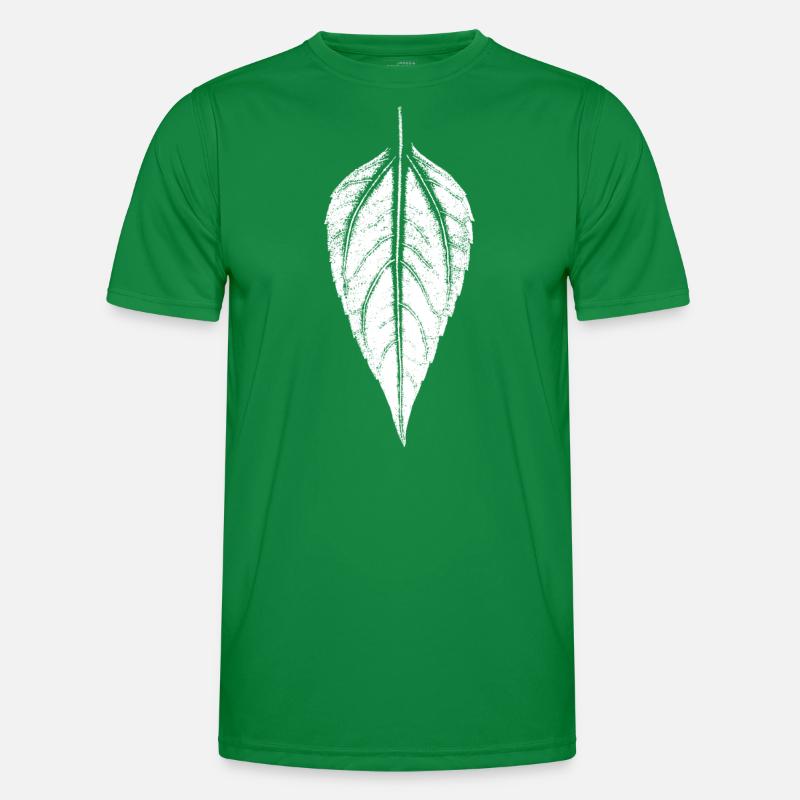 Leaf Jerusalem artichoke - WHITE Men's Functional T-Shirt
