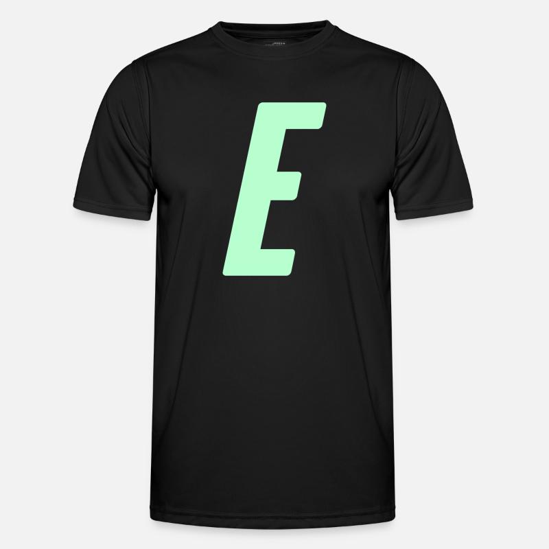 E - Männer Funktions-T-Shirt - Schwarz