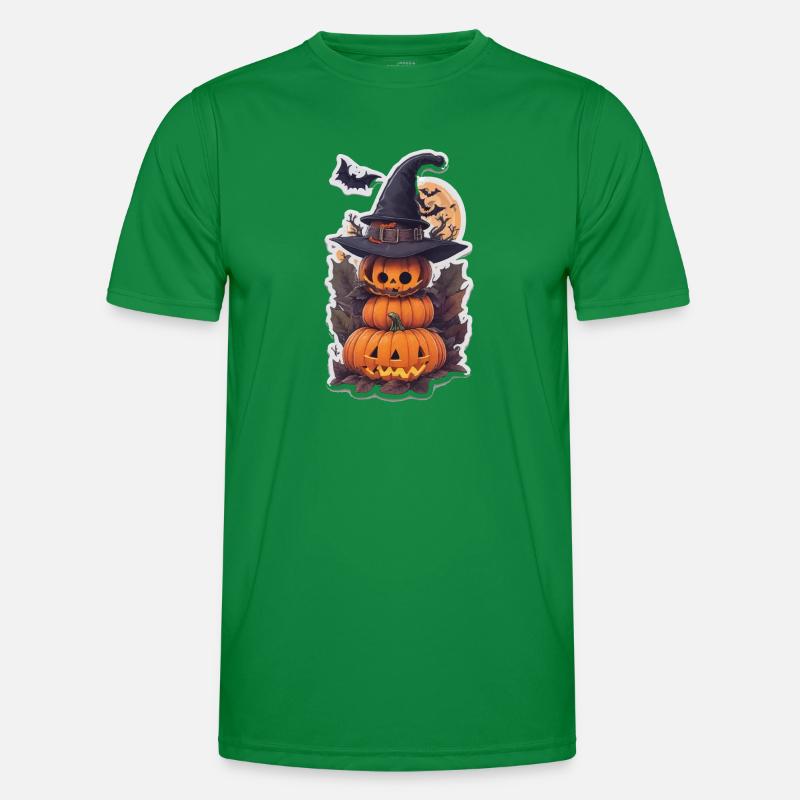 Helloween Pumpkin Monster Men's Functional T-Shirt