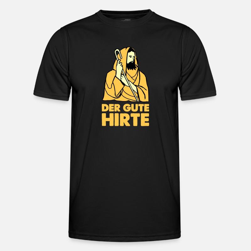 jesus hirte Männer Funktions-T-Shirt
