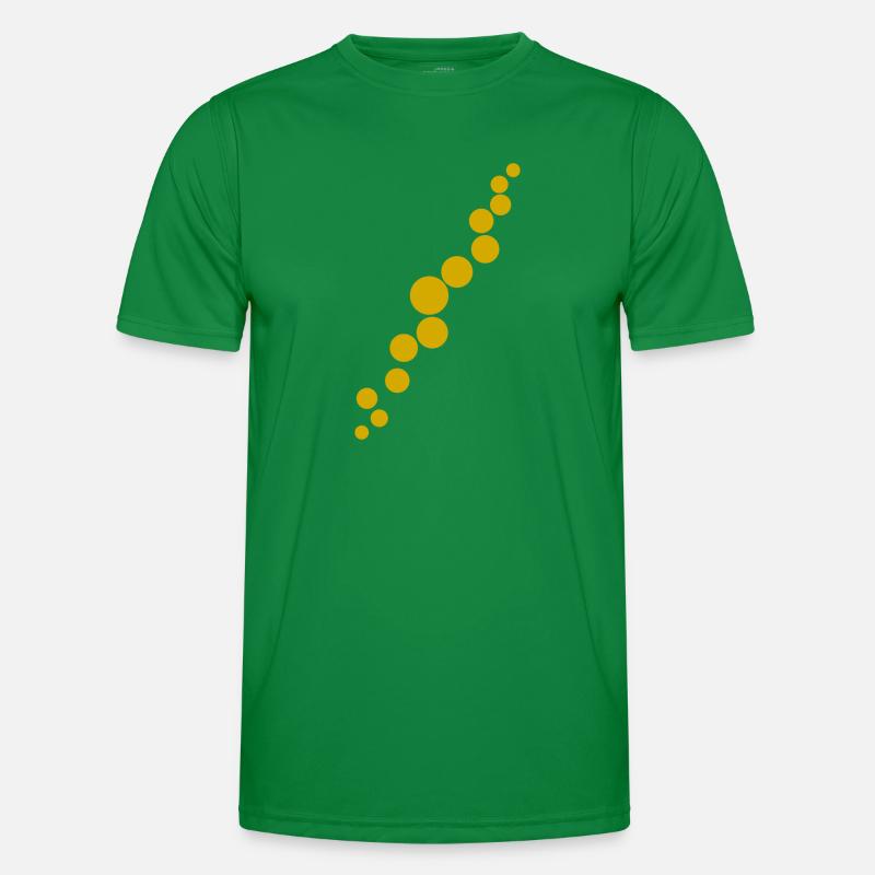 Gold diagonal Men's Functional T-Shirt