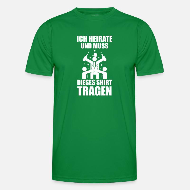 Bräutigam Junggesellenabschied Männer Funktions-T-Shirt