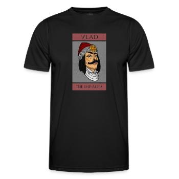 Vlad Tepes Transsilvanien Rumänien Rumänien - Männer Funktions-T-Shirt - Schwarz - Vorne - AI Model Male 178 dark (178cm)