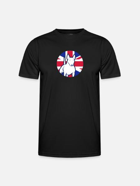 Miniatur Bullterrier UK 3c - Männer Funktions-T-Shirt - Schwarz