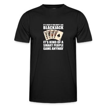 Blackjack Black Jack - T-shirt sport Homme - noir - Devant - AI Model Male 178 dark (178cm)