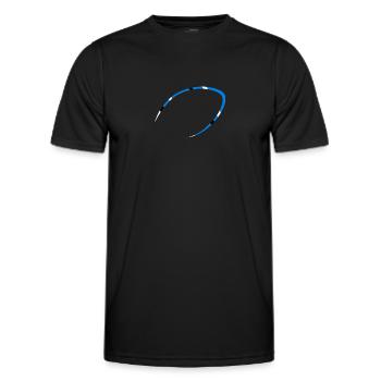 American Football Kontur im Lions Style - Männer Funktions-T-Shirt - Schwarz - Vorne - AI Model Male 178 dark (178cm)