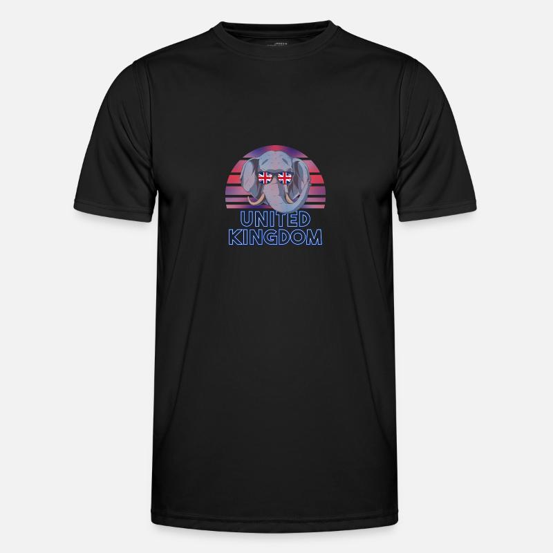 Großbritannien Männer Funktions-T-Shirt