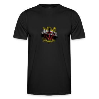 Bulgarien - Männer Funktions-T-Shirt - Schwarz - Vorne - AI Model Male 178 dark (178cm)
