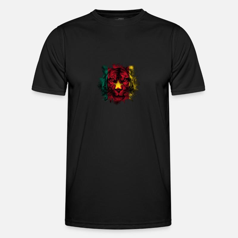 Kamerun Männer Funktions-T-Shirt