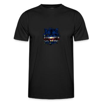 Cap-Vert - T-shirt sport Homme - noir - Devant - AI Model Male 178 dark (178cm)