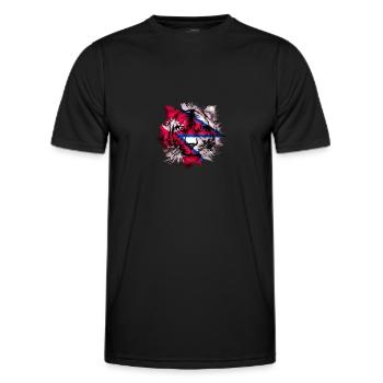 Nepal - Männer Funktions-T-Shirt - Schwarz - Vorne - AI Model Male 178 dark (178cm)