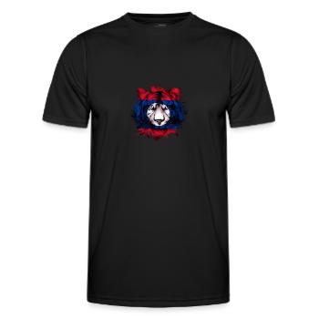 Laos - Männer Funktions-T-Shirt - Schwarz - Vorne - AI Model Male 178 dark (178cm)