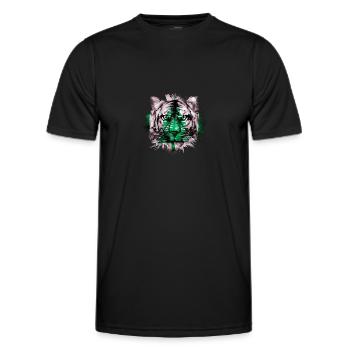 Norfolk Island - Men's Functional T-Shirt - black - Front - AI Model Male 178 dark (178cm)