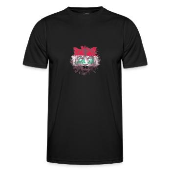 Irak - T-shirt sport Homme - noir - Devant - AI Model Male 178 dark (178cm)