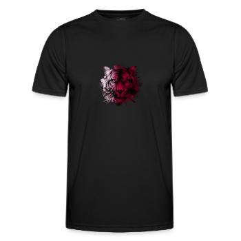 Qatar - T-shirt sport Homme - noir - Devant - AI Model Male 178 dark (178cm)