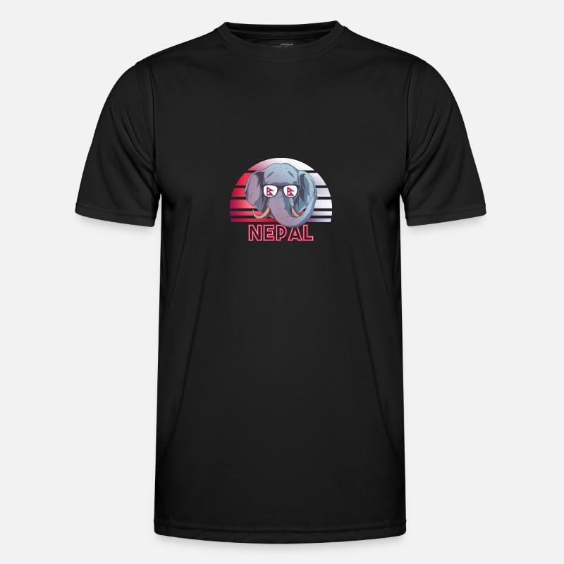 Nepal Männer Funktions-T-Shirt