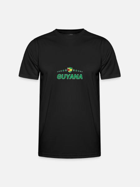 Guyana - Men's Functional T-Shirt - black